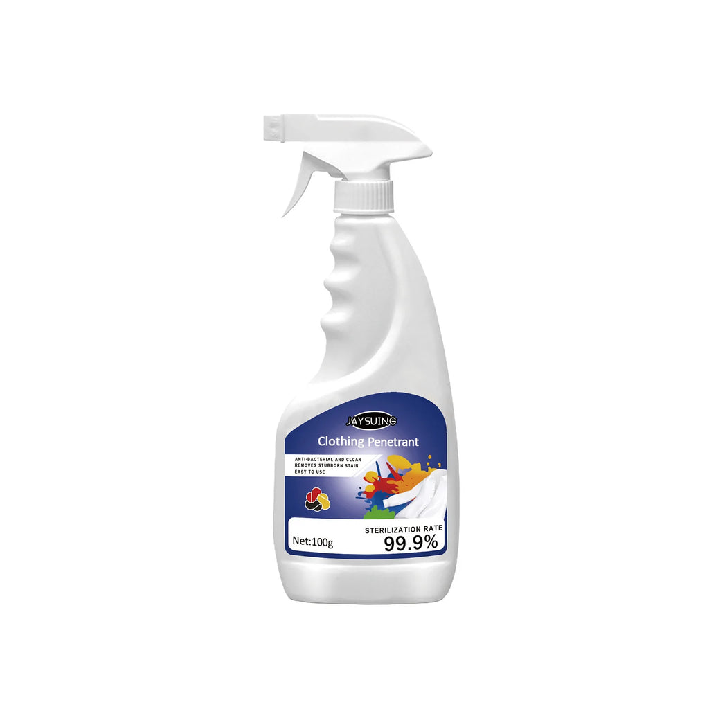 Clothes Stain Remover Strong Oil Stain Yellow Removal Dust Bleached Decontamination Multi-Effect Whiten Brighten Laundry Spray Qme 100g