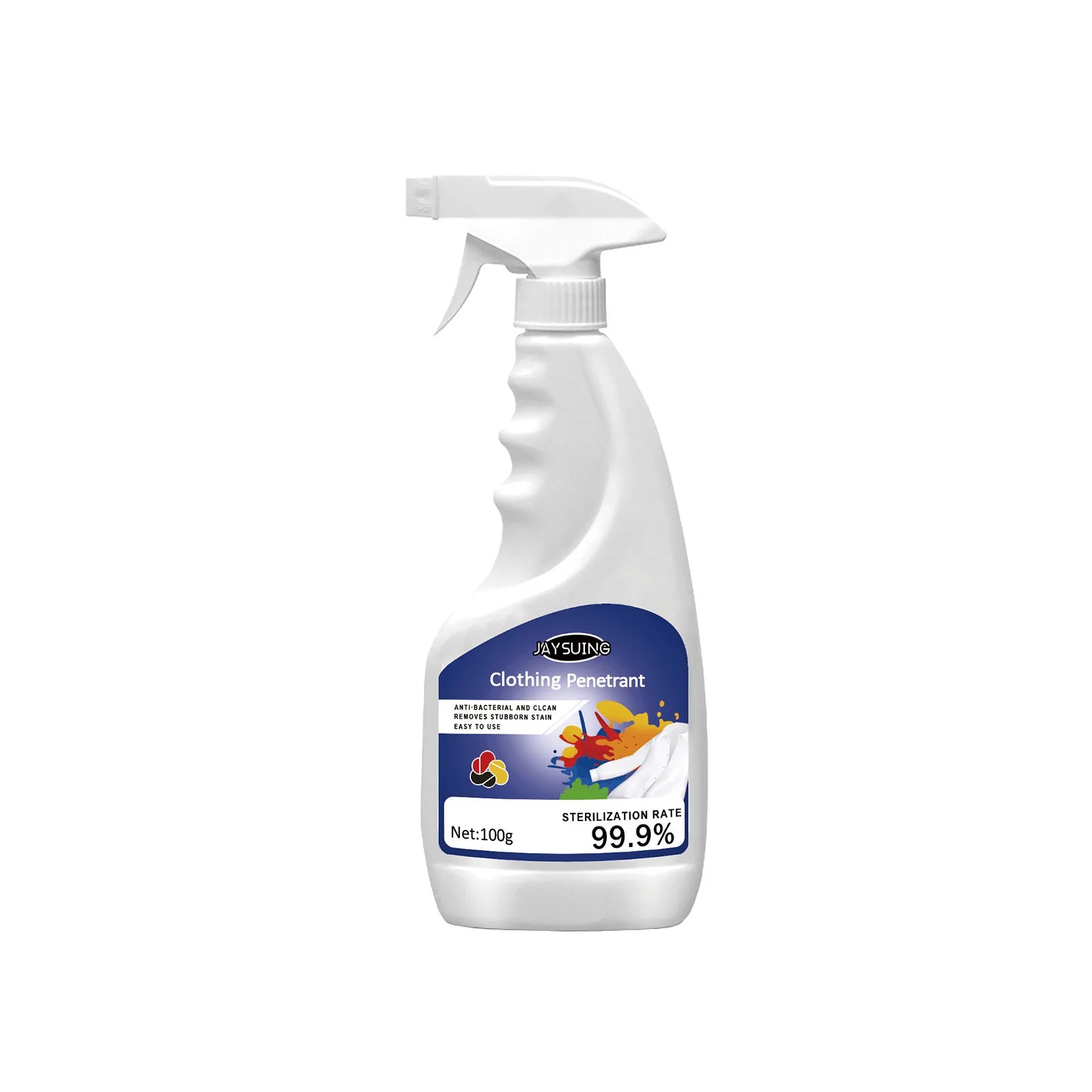 Clothes Stain Remover Strong Oil Stain Yellow Removal Dust Bleached Decontamination Multi-Effect Whiten Brighten Laundry Spray Qme 100g