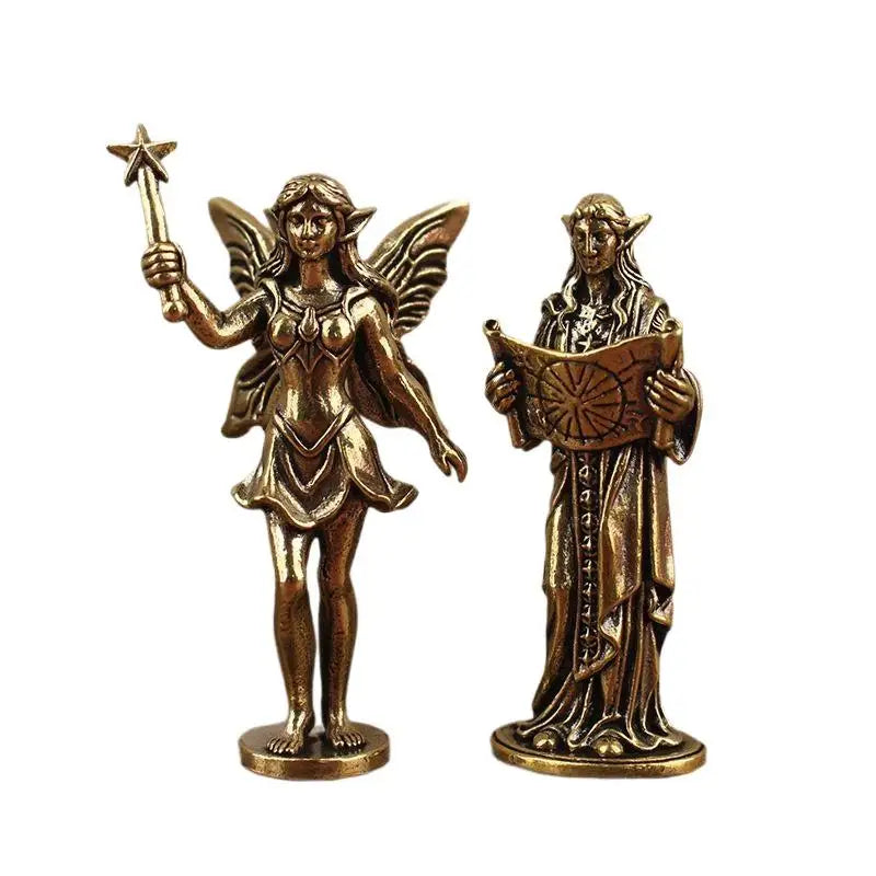 Fairy Princess Figure Home Decor Ornament Retro Desktop Decoration Qme