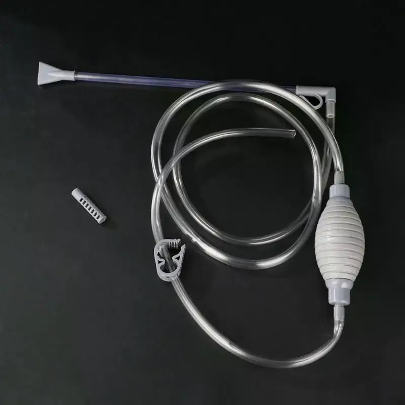 Aquarium Siphon Water Changer Cleaner Siphon Pump For Fish Tank Water Change Fish Tank Cleaner Convenient Siphon Qme
