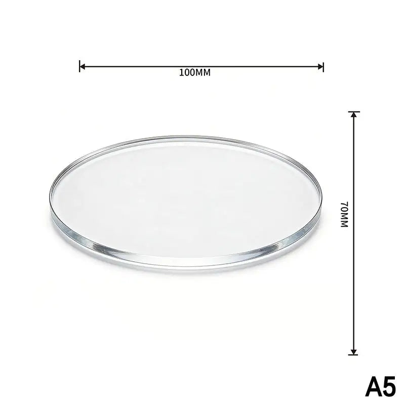 Clear Acrylic Coasters Multifunction Cup Placement Decoration Jewelry Qme A5