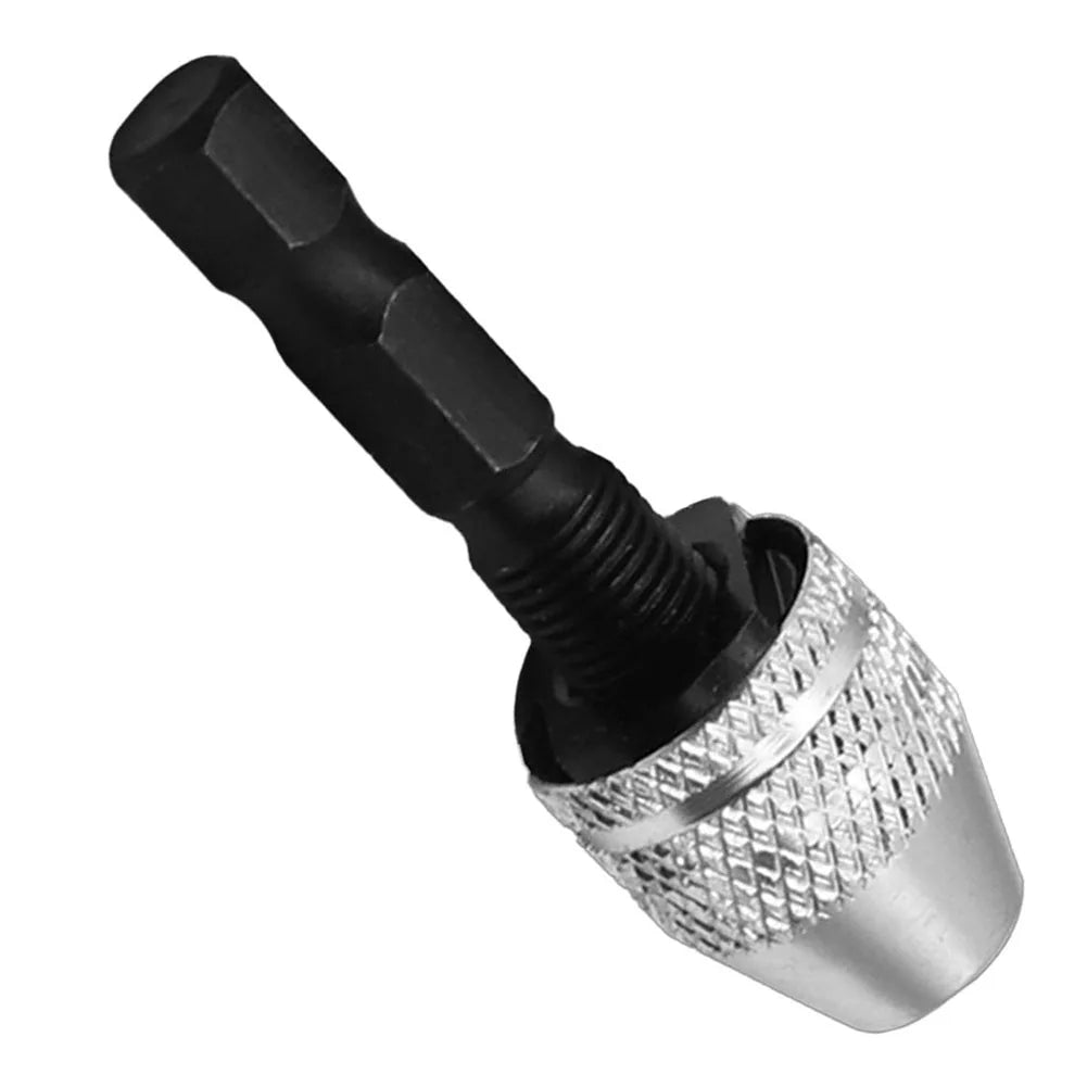 0.3-3.4mm Keyless Drill Chuck Converter Electric Drill Bits Collet Converter 1/4'' Hex Shank Adapter Quick Change Qme