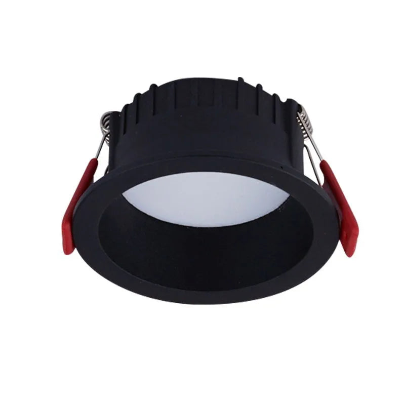 Round Anti-Glare Led SMD2835 Recessed Downlights 7w 10w Hole Size 7cm Ceiling Lamp Spotlights for Indoor Lighting Qme