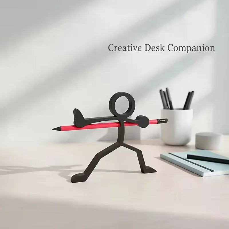 3D Printed Stick Figure Pencil Holders Pen Racks Desktop Ornaments Qme