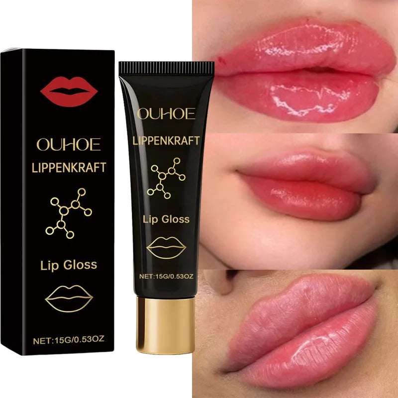 Instant Plumping Lip Essence Oil Increase Lip Elasticity Long-lasting Moisturize Nourishing Lip Plumper Gloss Sexy Beauty Makeup Qme