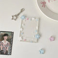 Cute Colorful Star Photocard Holder Card Idol Photo Storage Display Qme A2
