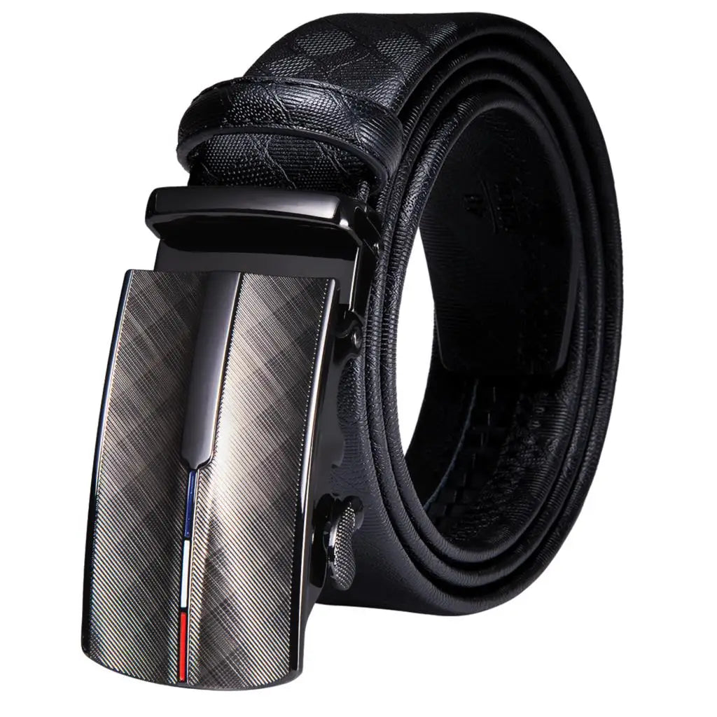 Luxury Leather Men's Belt Men 2020 Fashion Designer Buckle Automatic Qme 0031 130cm