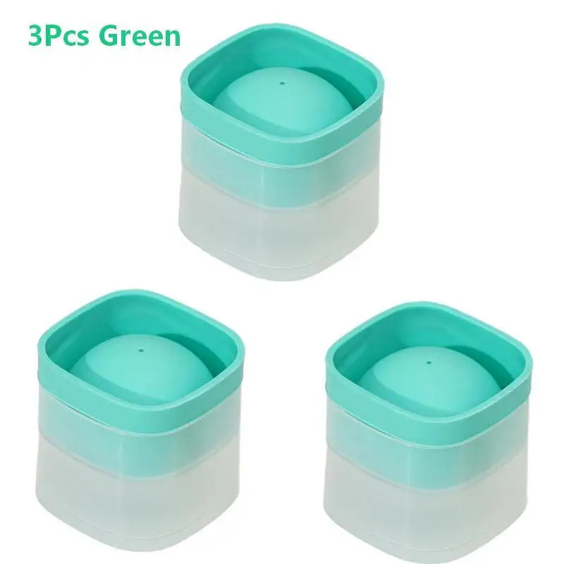 1 Large Ice Ball Mold Easy Demold Heat Cold Resistant Stackable Qme 3Pcs Green