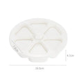 Onigiri Mould Triangle Bento Box Japanese Sushi Making Kit Sushi Mold Sushi Press Maker Rice Ball Making Homemade Qme White