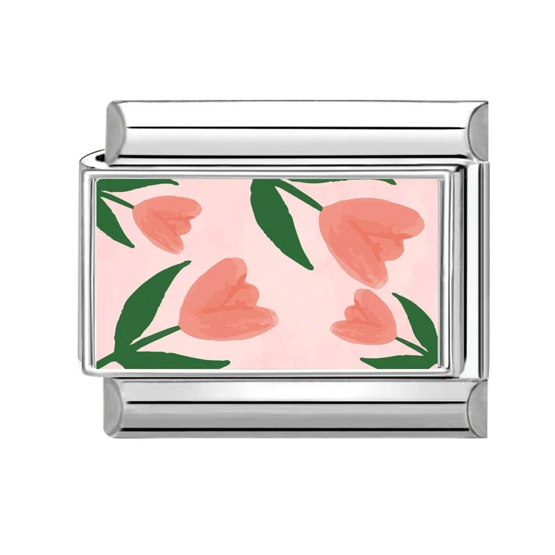 2026 Women's Ukiyoe Seawaves Mount Fuji Italian Charms Links Beads
