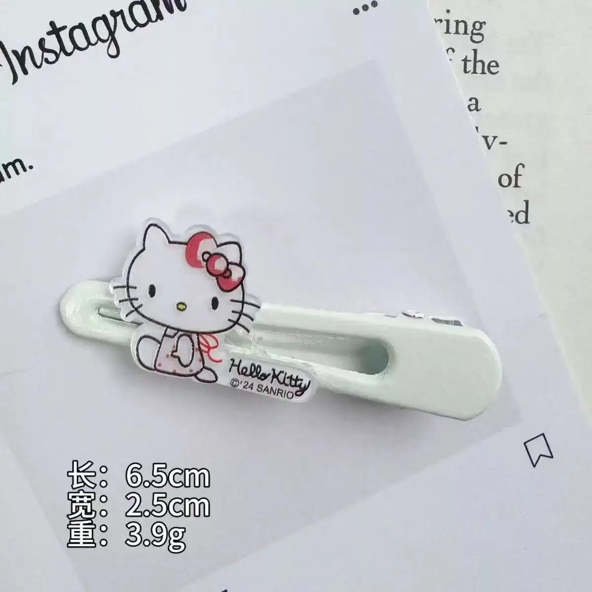 Hello Kitty Cartoon Hair Clips Cute Hair Accessories for Students Versatile Hair Clips and Headpieces Qme 4