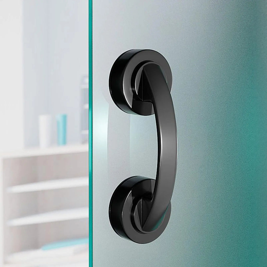 Glass Door and Window Handle Suction Cup Bathroom Sliding Doors Handles Non-Porous Handles Shower Grab Bars Qme