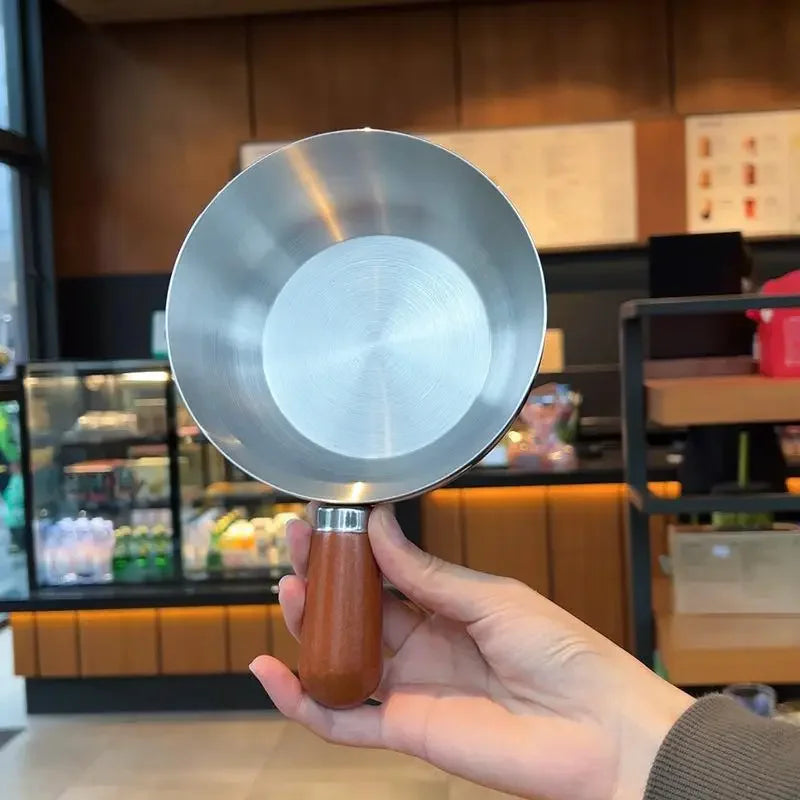 Stainless Steel Instant Noodle Bowl Wooden Handle Anti-scald Qme