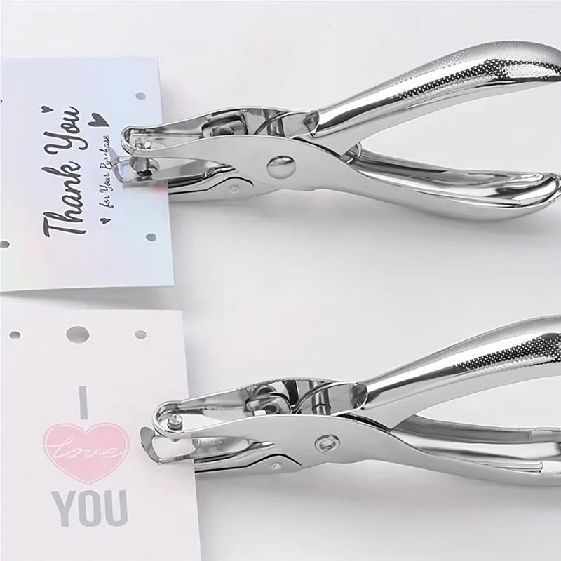 1PC Single hole punching 8 sheets capacity 6mm diameter hole punch toilet paper scrapbook hole punch Qme