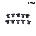 10Pcs Solid Rubber Hole Caps 3-12mm High Temperature Resistance Seal Hole Plugs Qme 8mm