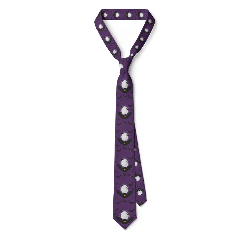 Bat Design 3D Printed Tie Men's Personalized Business Polyester Qme style5 CN