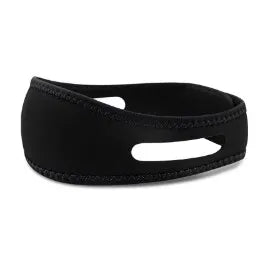 Adjustable Anti-snoring Belt Chin Support Facial Lifting Stretching Qme black