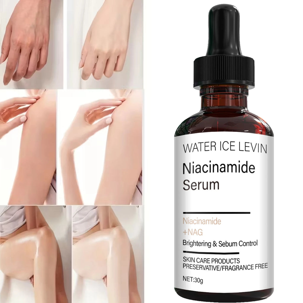 Niacinamide Serum with Bee Venom & Collagen for Brighter, Oil-Control Skin - Preservative & Fragrance-Free Formula. Qme