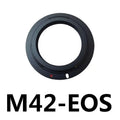 Metal Mount Adapter Ring Adaptor M42-EOS M42 Lens EOS Camera 70D 760D Qme Default Title