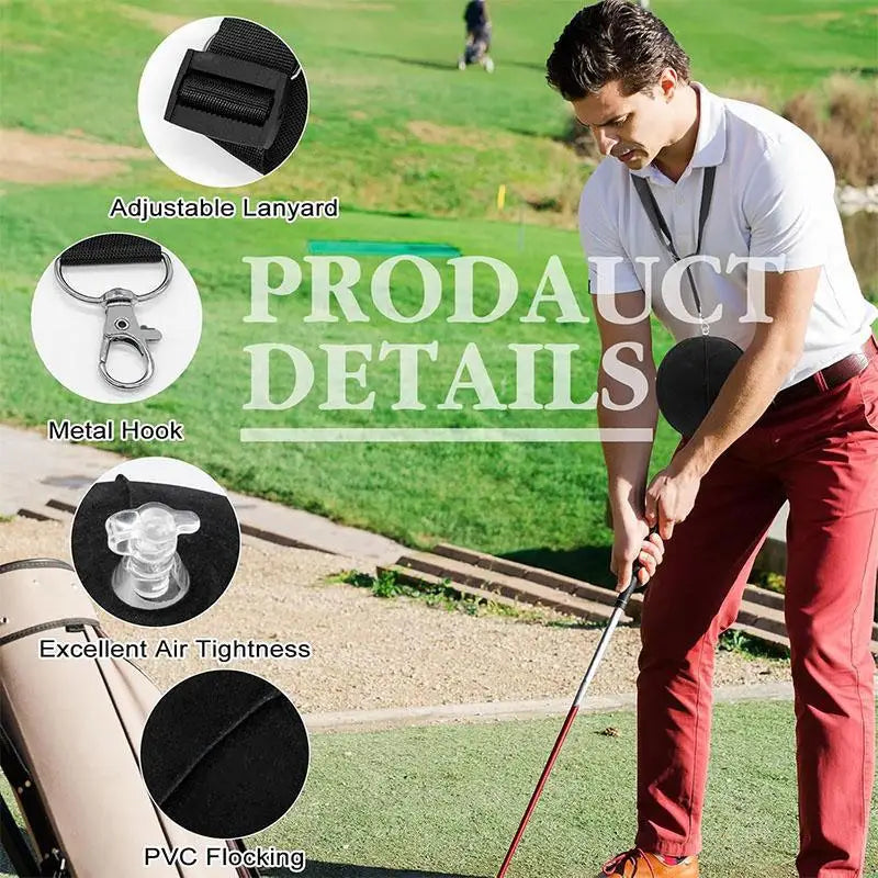Golf Training Aid Ball Inflatable Practical Golf Training Equipment Lightweight Swing Trainer Accessory For Men Women Qme