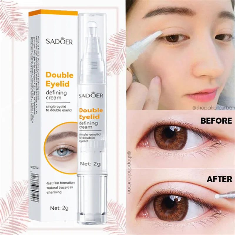 Long-acting Invisible Double Eyelid Shaping Cream Waterproof Quick-drying Magic Big Double Eyelids Styling Cream Makeup Tools Qme