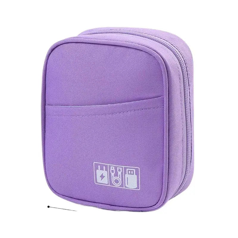 Waterproof USB Cable Organizer Bag Portable Digital Accessories Qme