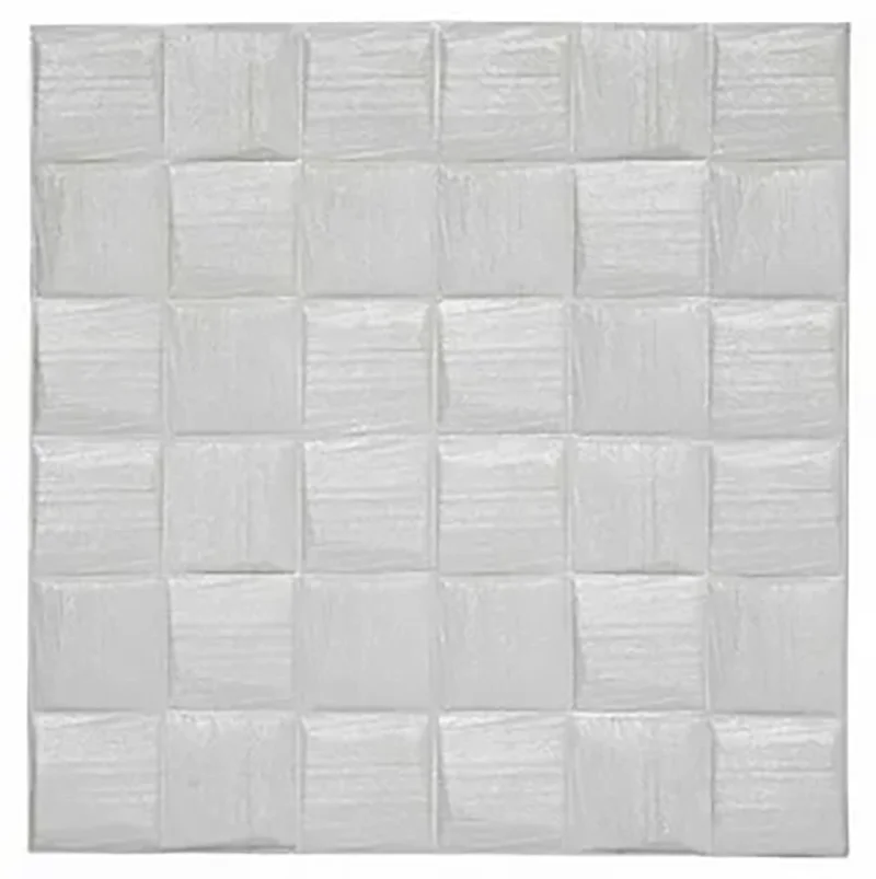 Decorative Waterproof and Moisture-Proof 35 * 35cm Modern Style Three-Dimensional Self-Adhesive Wall Sticker Bedroom Wallpaper Qme A 5pcs 35x35cm
