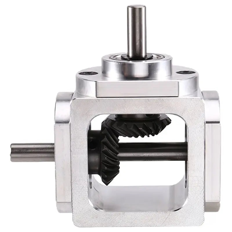 A02F-2X Gearbox 90 Degree Right Angle Bevel Gear-Box With Mounting Hole 1:1 Shaft 1 Module 20 Teeth Bevel Gear C Qme