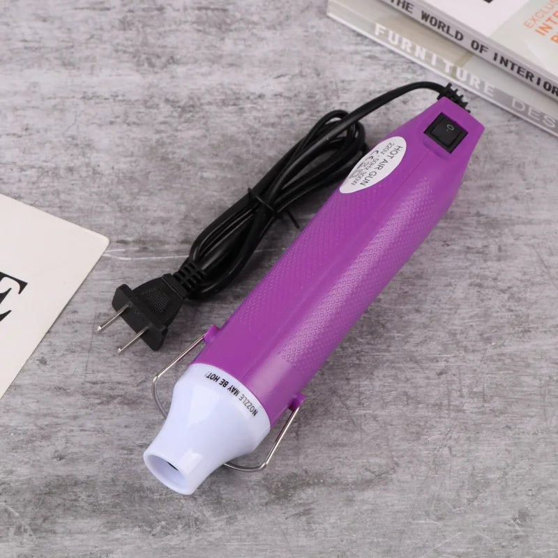 DIY Rubber Seal Relief Powder Heat Shrink Sheet Handmade Soft Pottery Making Tool Qme Purple