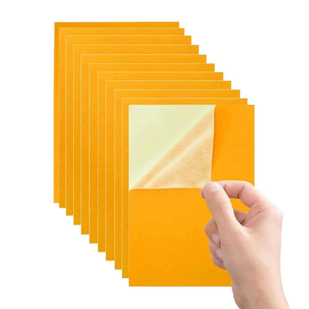 Self Adhesive Felt Sheets 10pcs Solid Color Sticky Felt in A4 Size Peel and Stick Felt Sheets Soft Felt Fabric Sheets Stick Qme Yellow China Mainland