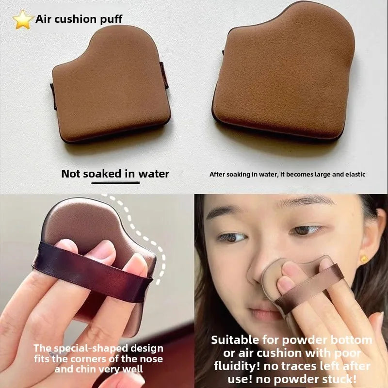6-Piece Wet Dry Powder Puff Dual-purpose Beauty Tools Mini Thumb Does Qme