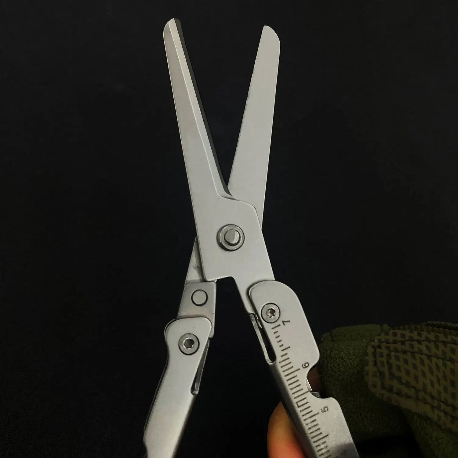 Outdoor Portable Folding Stainless Steel Multifunctional Scissors Qme