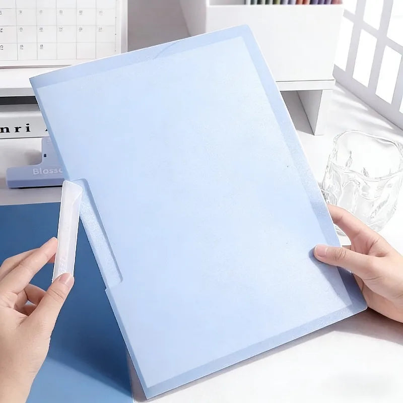 Gradient Folder Rotating Side Opening Buckle Test Paper Document Qme