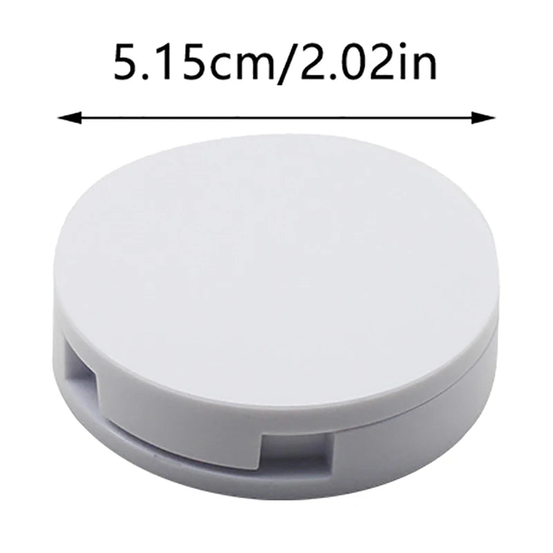 Portable Empty Palette Box Mirror Round Blush Eyeshadow Container Bb Qme