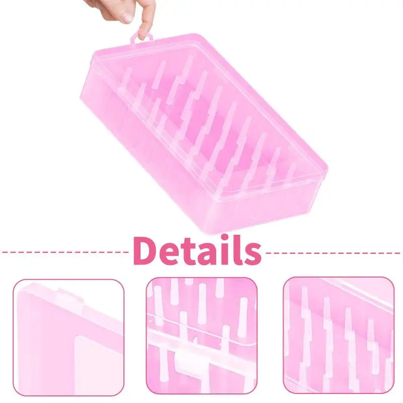 42 Axis Needle And Thread Box Household Storage Box Multi Functional Transparent Needle And Thread Set Thread Box Sorting Qme