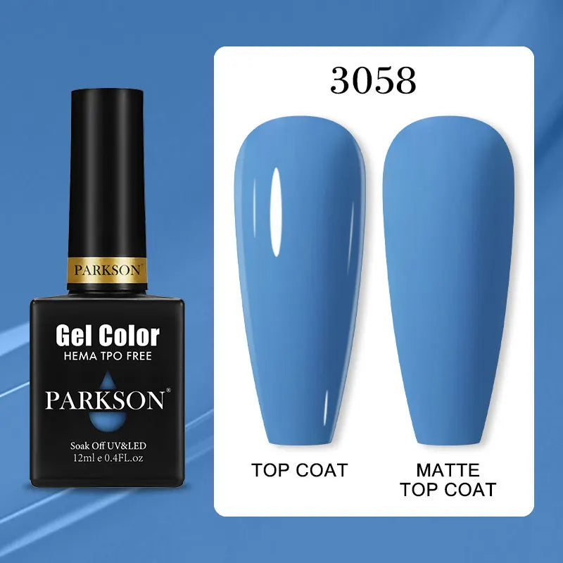 Parkson Colorful Nail Gel Polish Lacquer Soak Off UV LED Long Lasting