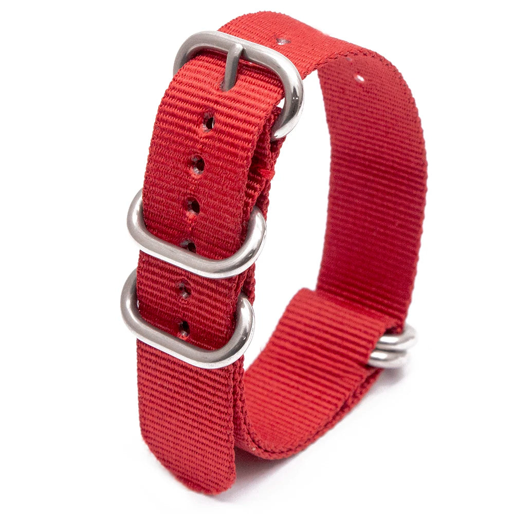 Durable Nylon Watch Strap Army Sport Band 18 20 22 41 Colors