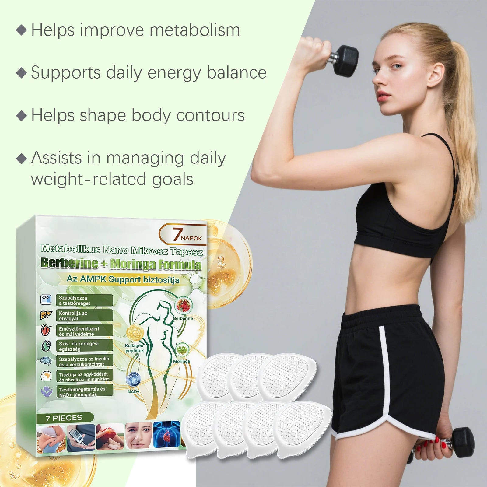 Advanced Nano Microneedle Patch For Body Skin External Application Care Sticker Breathable Daily Use Firming Skin Adhesion≤0.3mm Qme