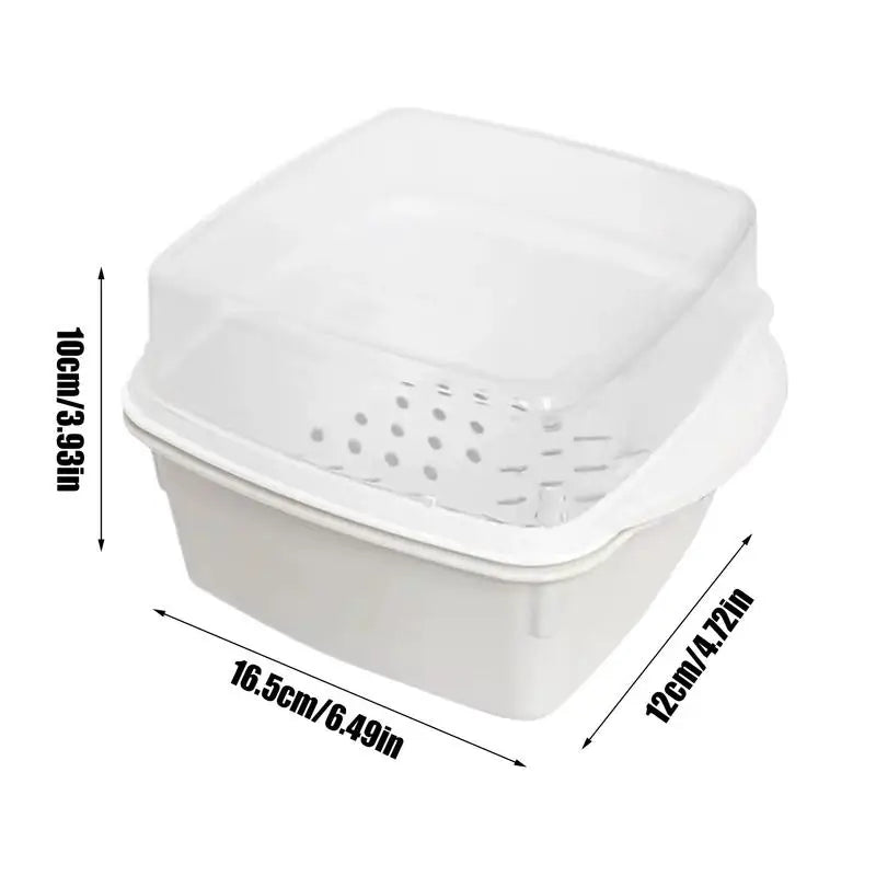 Microwave Steamer Vegetable Steamer Microwave Bowls Microwave Cookware Versatile Food Container For Vegetables Fish Prep Meal Qme