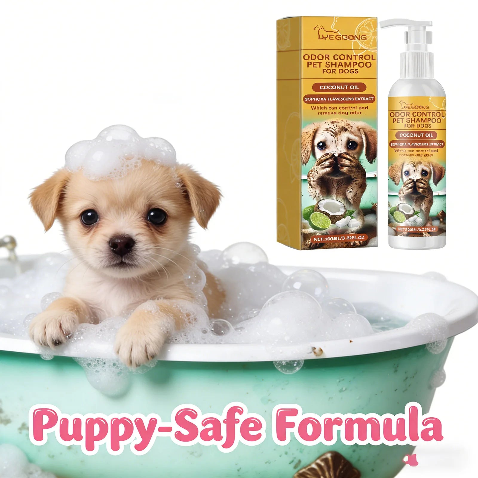 Hypoallergenic Dog Shampoo Removing Stain Eliminate Body Odors Relieve Itching Smooth Hair Without Tangling Pet Cleaning Shampoo Qme