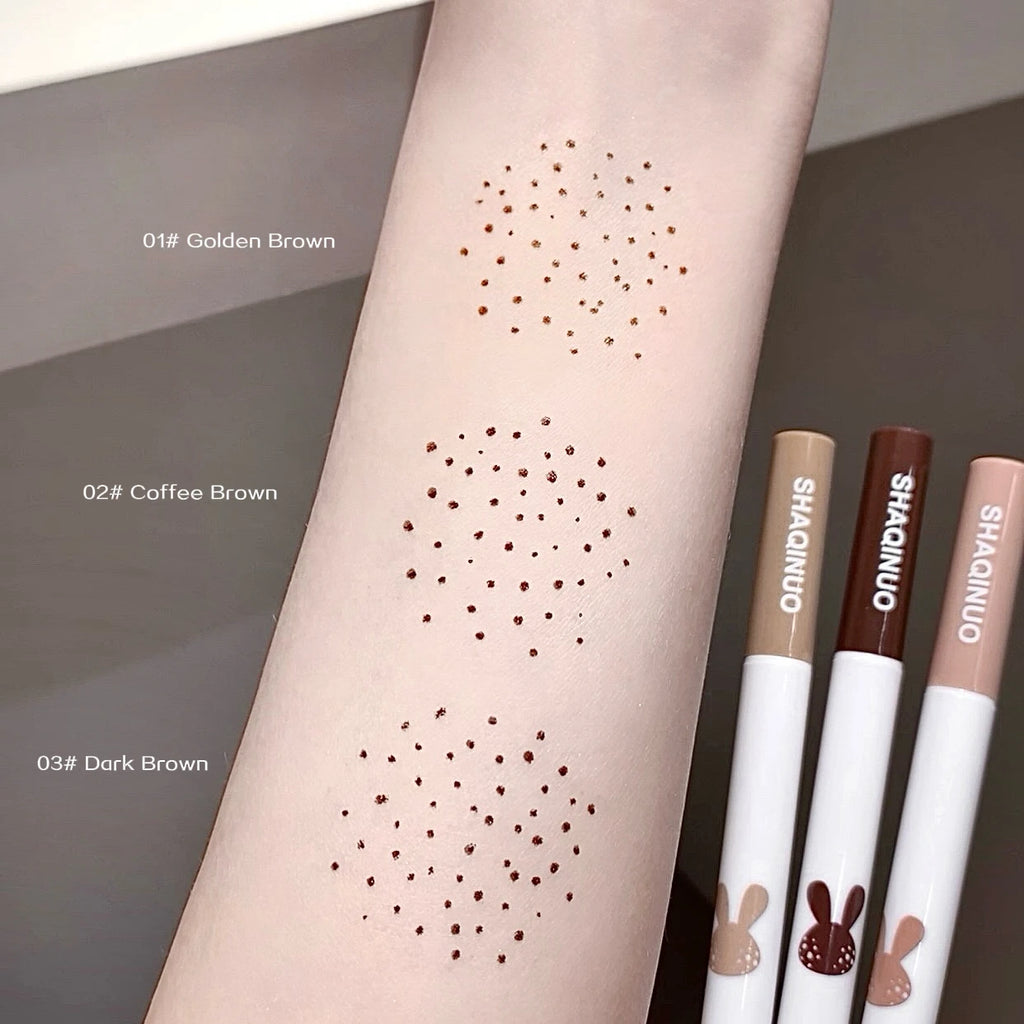 Face Freckles Pen SHAQINUO Natural Waterproof Lifelike Fake Long Qme