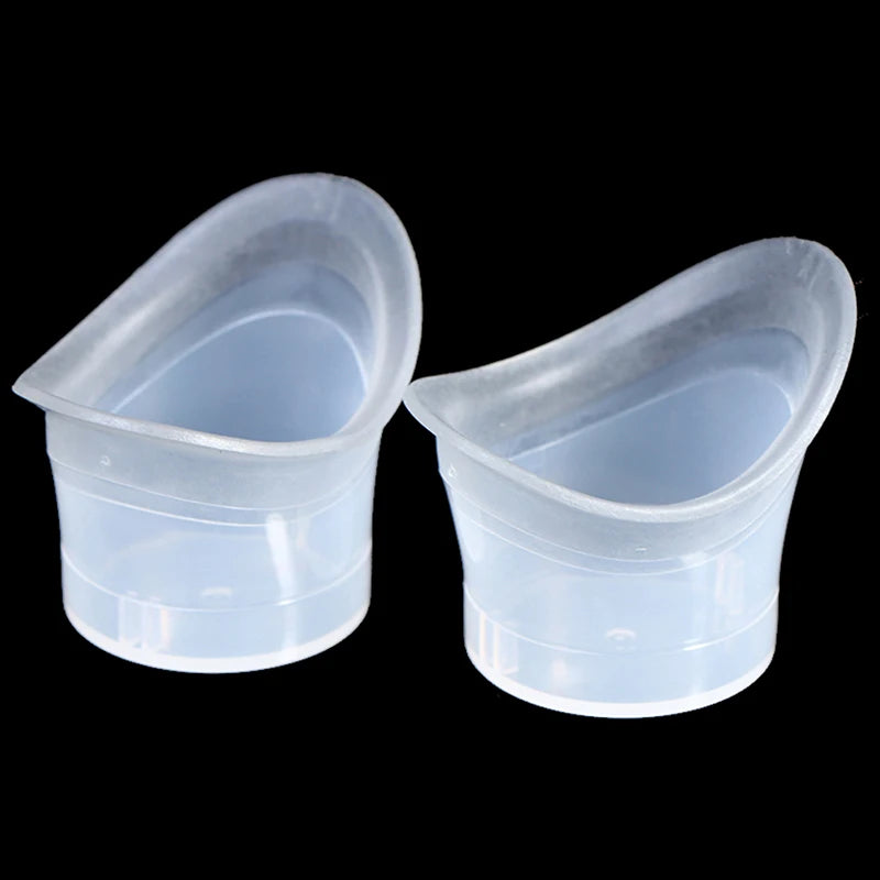 Silicone Eyewash Cup Reusable Soft Eye Bath First Aid Emergency Wash Qme Gray