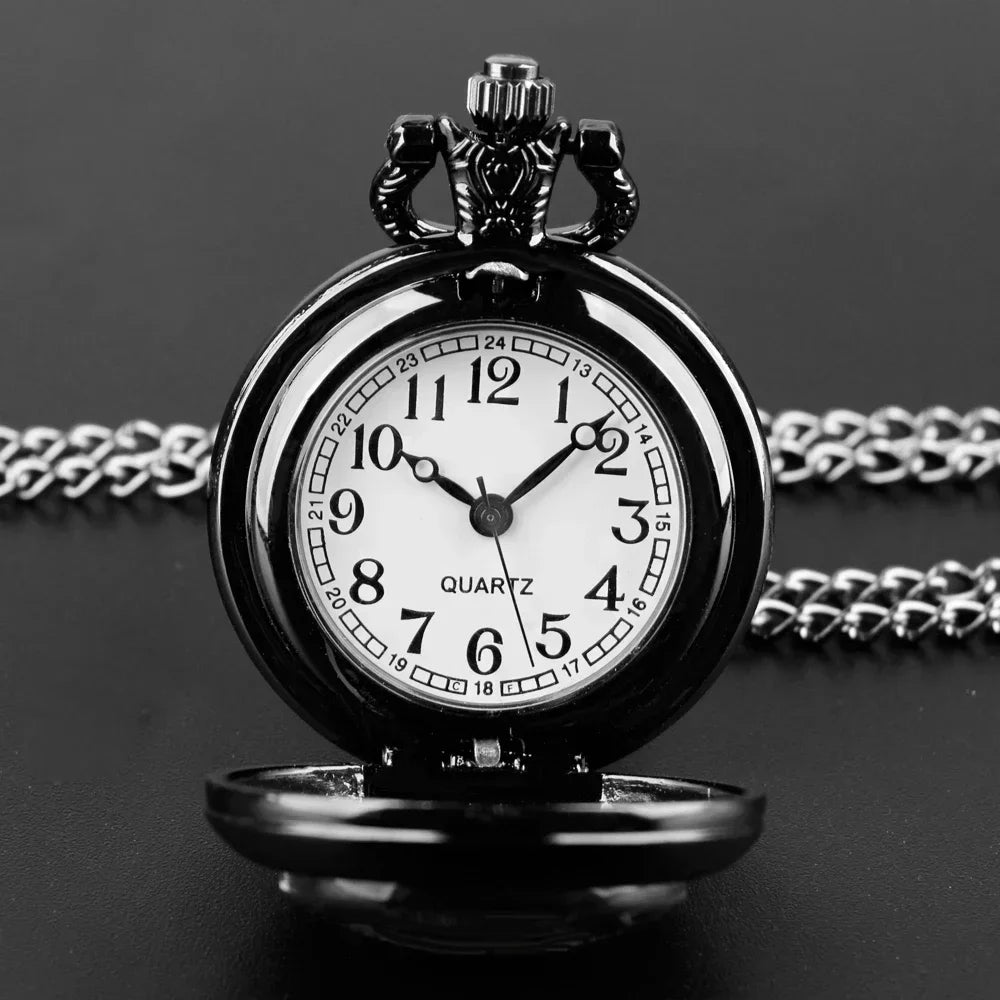 Avenged Sevenfold Design Glass Dome Quartz Pocket Watch Necklace Men Women Unique Jewelry Pendant Birthday Accessories Gift Qme