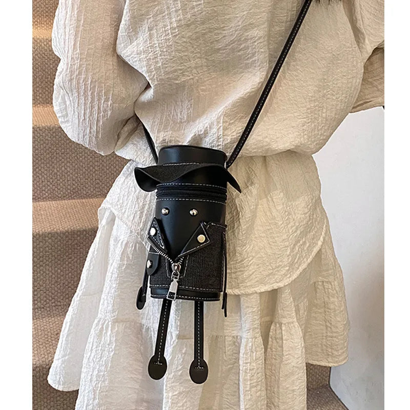 Women's Gothic Kawaii Phone Crossbody Bag Unique Dark Cute Mini Chain Qme