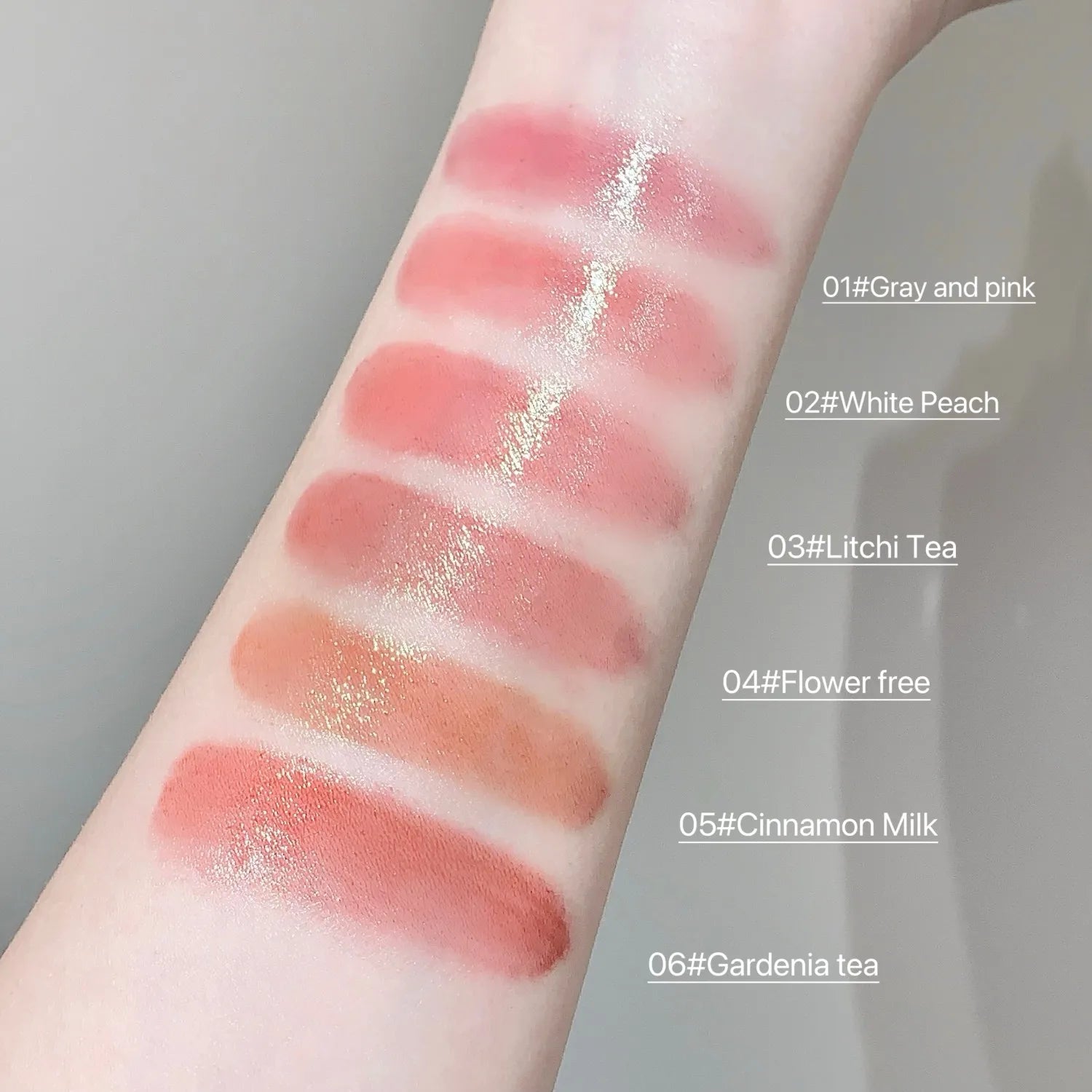 SHAQINUO Multi-use Lip Cheek Balm Hydrating Dewy Finish Long-lasting Qme