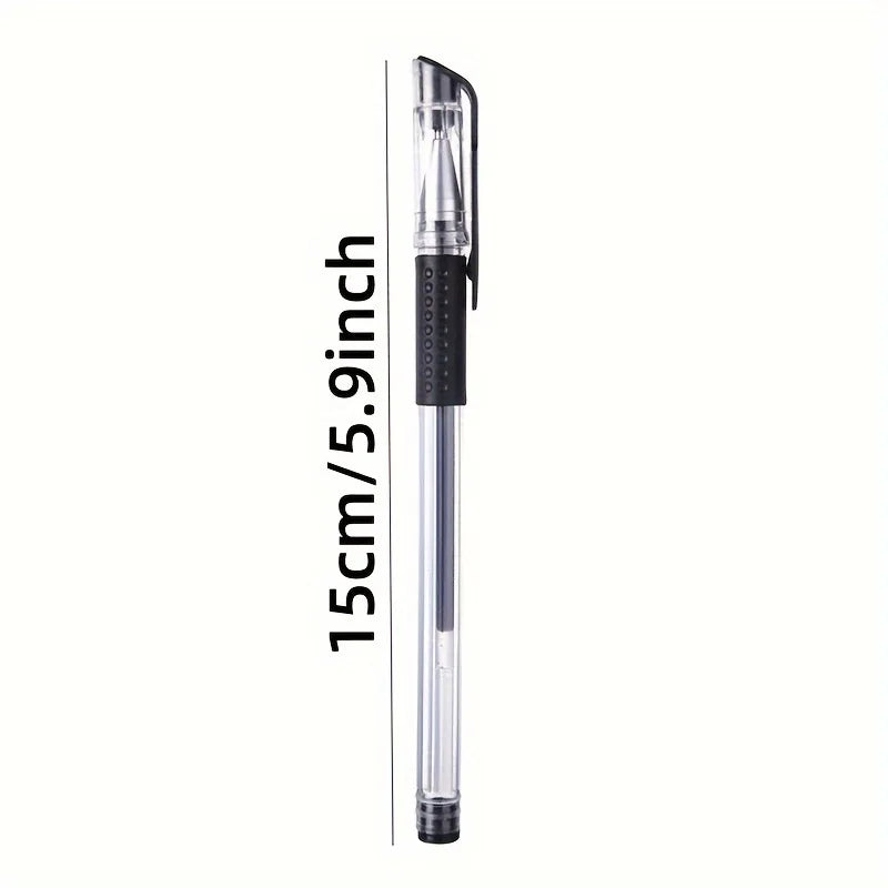 Multi-color Gel Ink Pens0.5mm Fine Point Smooth Writing Pens Black Red Blue Ink Non-slip Grip Office Stationery Pen Qme