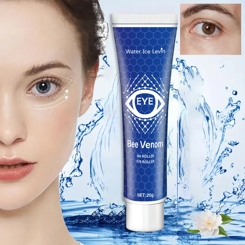 20g Poison Bee Eye Cream, Lightweight and Gentle Texture, Easy to Absorb, Moisturizes the Skin, Miracle Eye Cream, Hydrating and Nourishing, Absorbs Quickly and Is Non-Greasy Qme