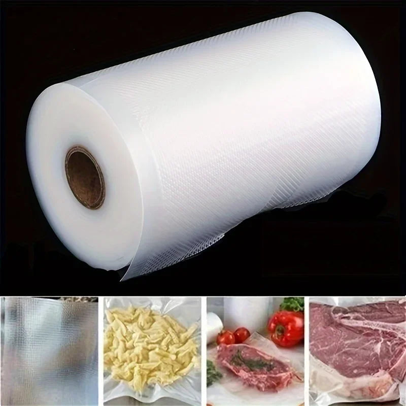 1 roll Vacuum Bags for Food Preservation - Vacuum Sealer Storage Bags for Deli Meat, Sous Vide Bags for Kitchen Accessories Qme
