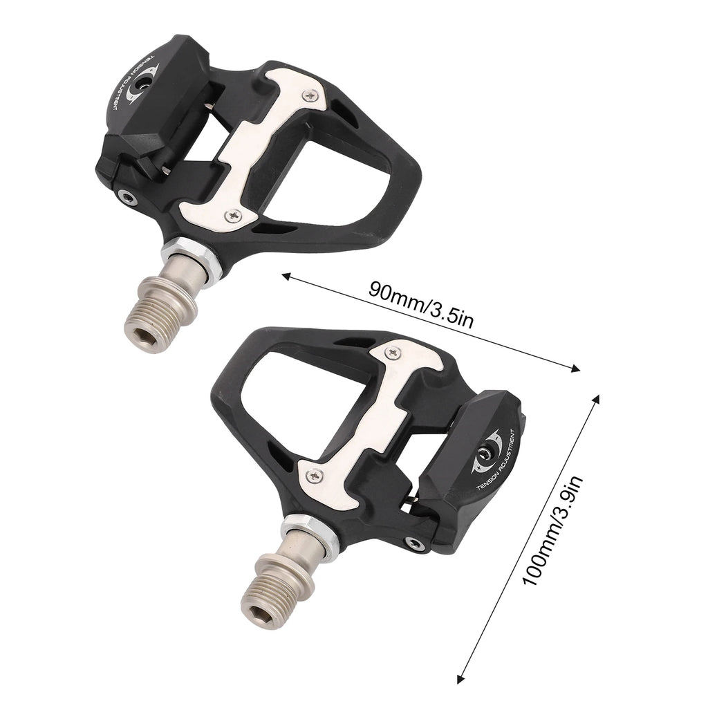 Bike Pedals ‑SL Cycling Road Bike Self‑Locking Pedals with Cleats Pedals Repair Replacement Road Bike Pedals Qme