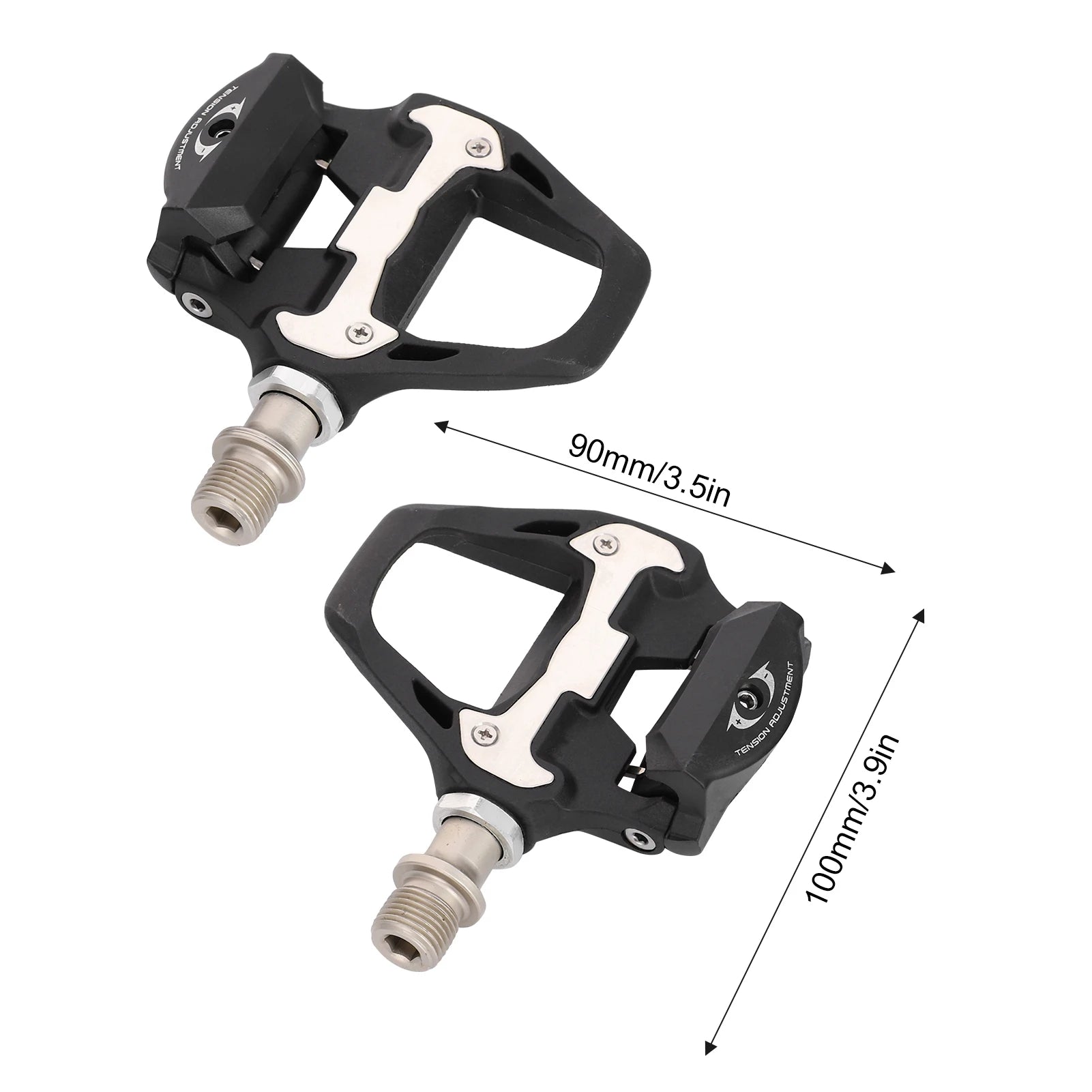 Bike Pedals ‑SL Cycling Road Bike Self‑Locking Pedals with Cleats Pedals Repair Replacement Road Bike Pedals Qme